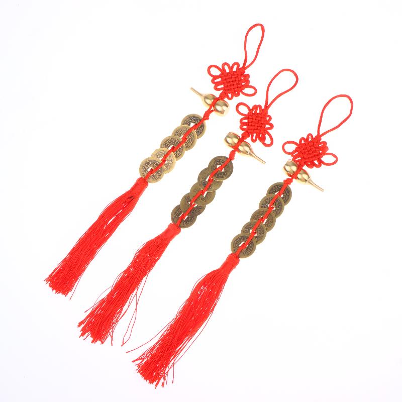 Gourd-Shaped Copper Coin Decorative Item, Entrance Hall Bathroom Auspicious Charm Pendant For Prosperity Of Wealth