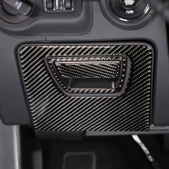 Carbon Fiber Main Driver Storage Box Panel Cover For Maserati Ghibil 2014-