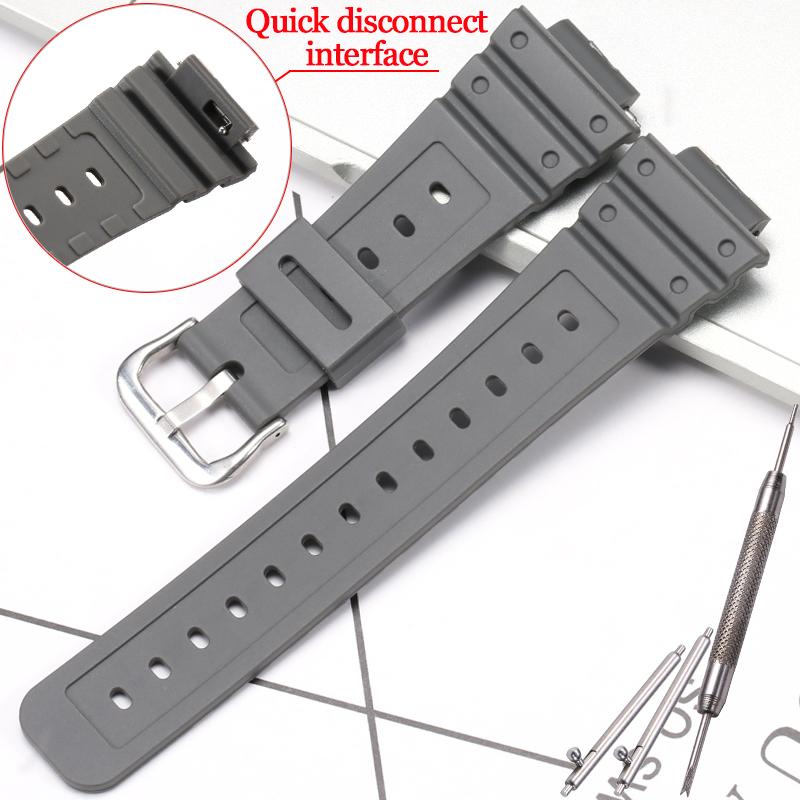 Rubber Strap Suitable For Casio  GA 2100 GA 2110 Men's Sports Waterproof Strap Watch Accessories Replacement Wristband