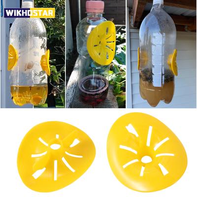 2/5/10Pcs Wasp Trap Catcher Flower Shape Flying Insects Funnel Trap Bee Hornet Catcher Garden Outdoor Hanging Pest Control Tool
