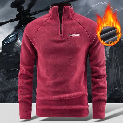 Giacche Polartec da Uomo Primavera Autunno Moda Uomo Collo Cerniera Pullover Uomo Felpa Morbida Calda