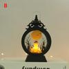 2025 Halloween LED Hanging Pumpkin Lantern Light Ghost Lamp Candle Light Retro Halloween Party Home Christmas Decoration