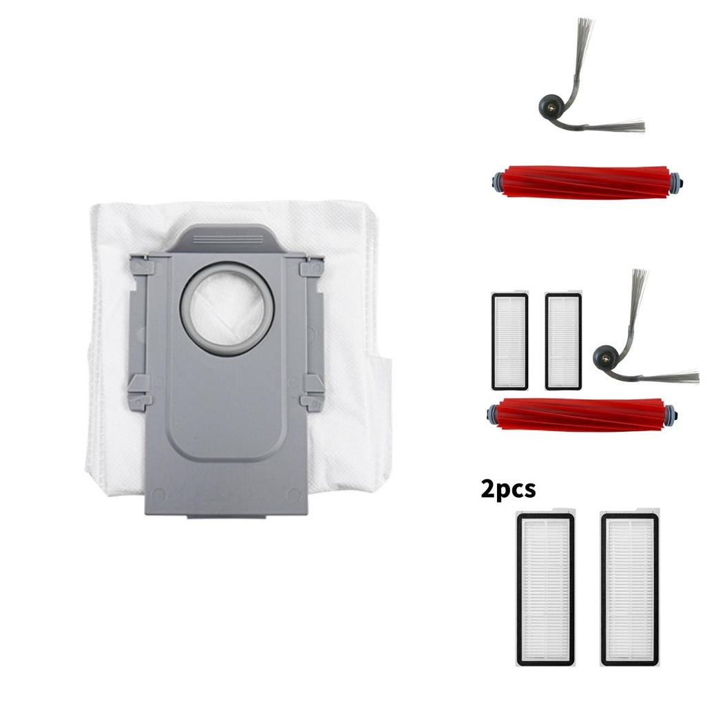 For Roborock Qv35a Qr598 Qr798 Robot Vacuum Cleaner Accessories Main Brush Side Brush Filter Cleaning Cloth For Home Use
