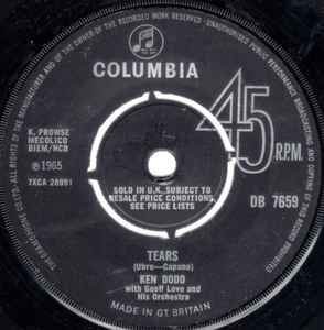 

7inch Record KEN DODD, GEOFF LOVE & HIS ORCHESTR - Tears DB7659 Columbia 1965 UK Pop Used