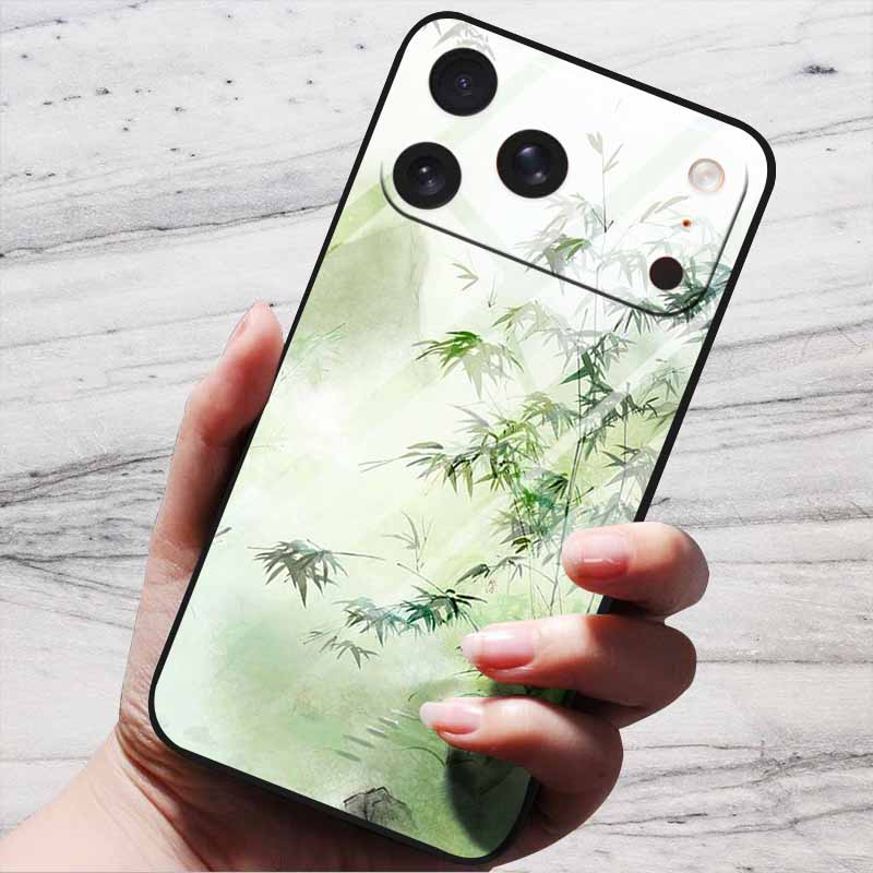 Cute Case For iPhone 17 Pro Plus Capa 17 Pro Max Bumper Luxury Tempered Glass Hard Back Cover iPhone17 Air Funda Animal Patterns
