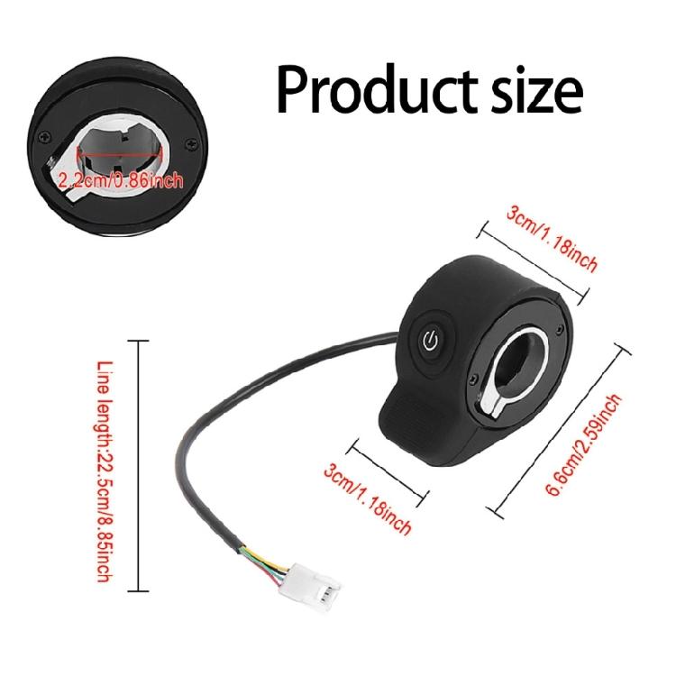 Speed Control Finger Throttle Accelerators Scooter Thumb Finger Throttle for N40/N30/N20 Electric Scooter Accessory