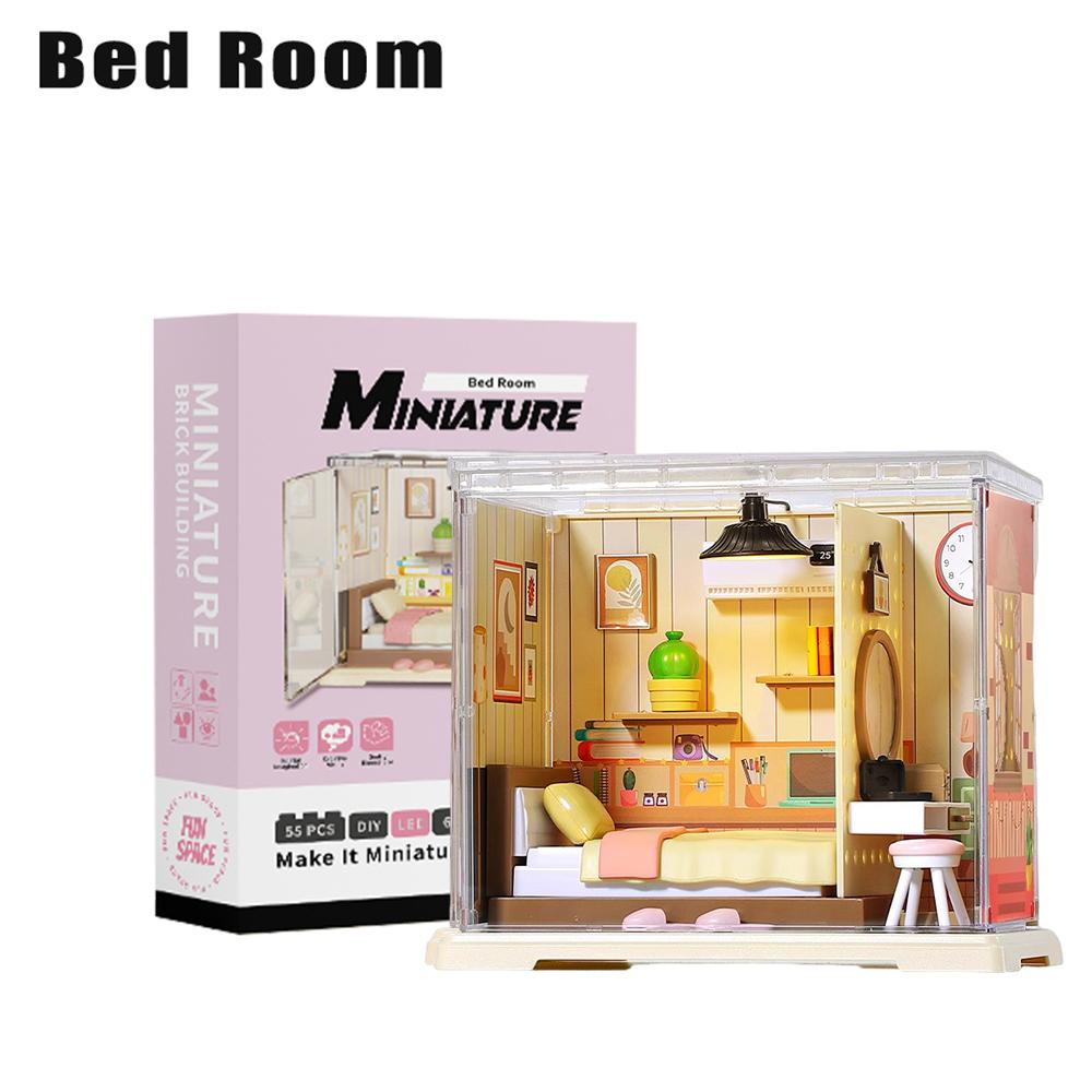 Nuovo Modello di Casa in Miniatura Fai-da-Te con Luci Morbide Alta Qualità nei Dettagli Assemblaggio Facile in 1 Ora Regalo Perfetto per Compleanno e Natale