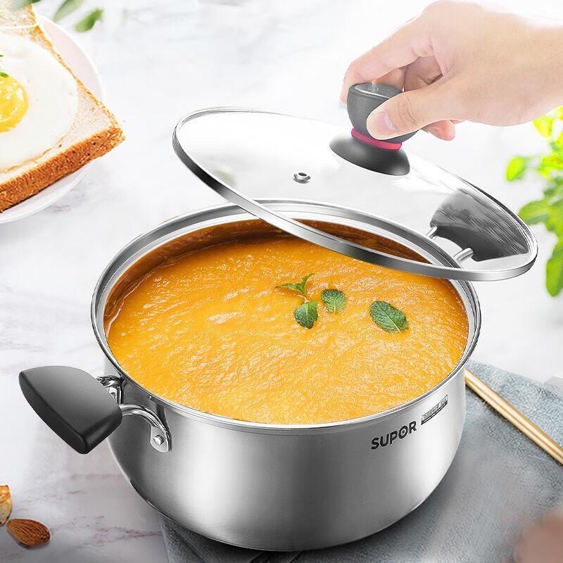 SUPOR 304 Stainless Steel Composite Bottom Soup Pot
