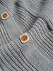 2025 Autumn/Winter Women's V-neck European & American Knit Cardigan - Loose Solid Color.