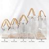 Women DIY Gift Bag Ladies Clear PVC Handbag Handmade Gifts Messenger Bags Craft Tool Making Accessories