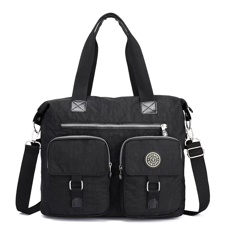 Women's Large Tote Bag with Multiple Pockets – Stylish Multi-Color Shoulder Bag for Work, Shopping & Travel