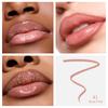 Wasserfester Lipliner, Peel-Off-Tattoo-Lipgloss, wasserfest, langanhaltend, matte Lippentönung, braune Kontur, abreißbare Lippen, Fleck, Kosmetik