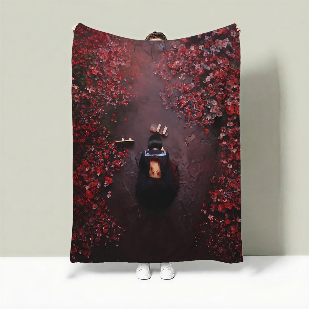 Game S-Silent Hill 3 Throw Lightweight 240g Flannel Blanket Soft Skin-friendly for Summer Cooling 75X95CM