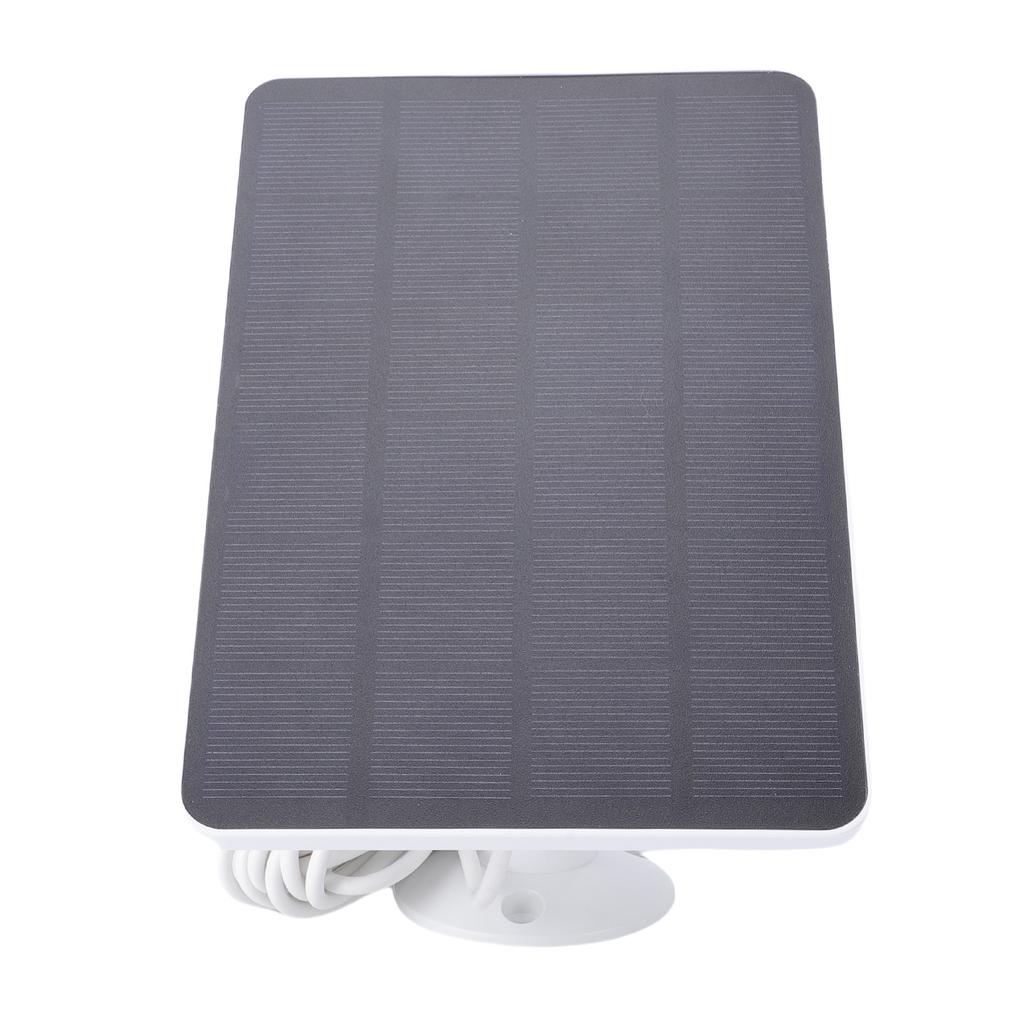 Solcellepanel Passer for     Kamera 10W PET EVA Monokrystallinsk Vanntett Sikkerhetskamera Solcellepanel med 9,8FT Kabel   Feste