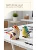 Elegant Enamel Magpie Figurine: High-Quality Small Bird Decoration for the Home