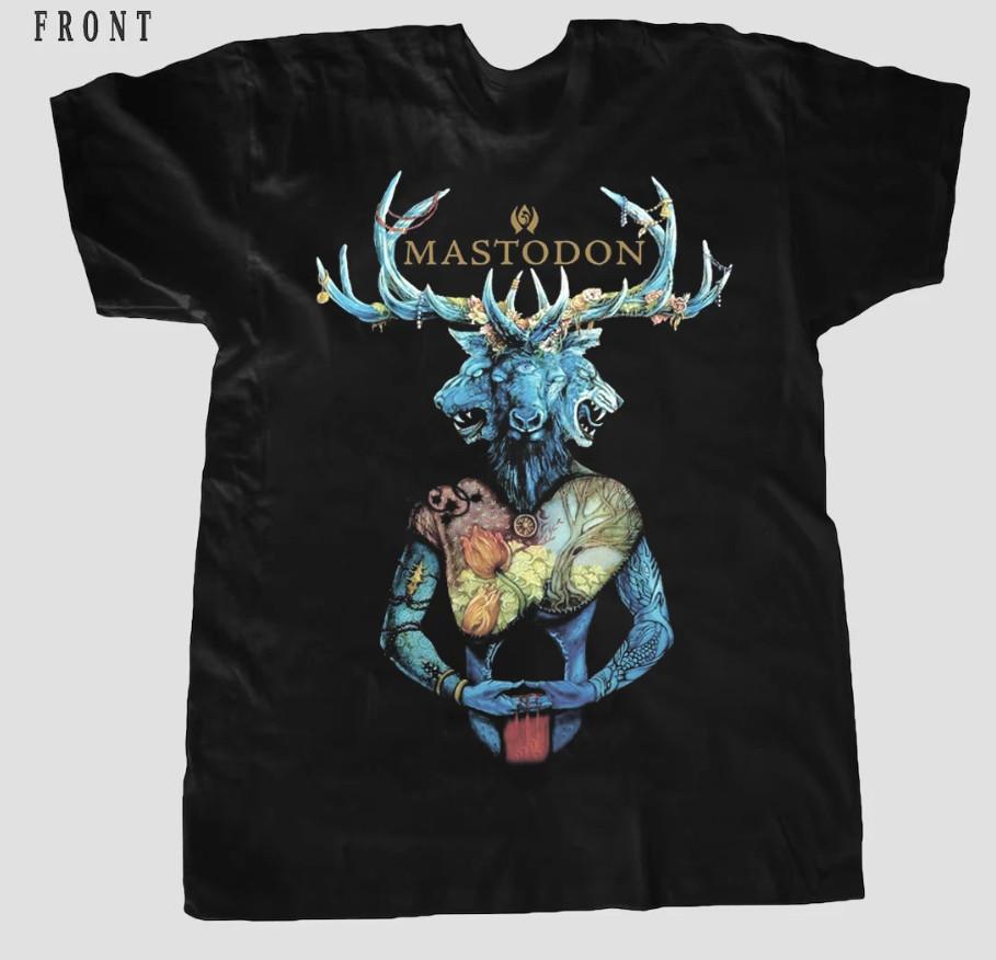 Unisex shirt Cotton Oversize Large Size Mastodon Band Unisex Short Sleeve T-shirt, size S-5XL