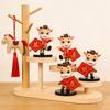 4 PC Year Of Mascot Handmade New Year's Congratulations And Trendy Cake Desktop Creative Ornament
