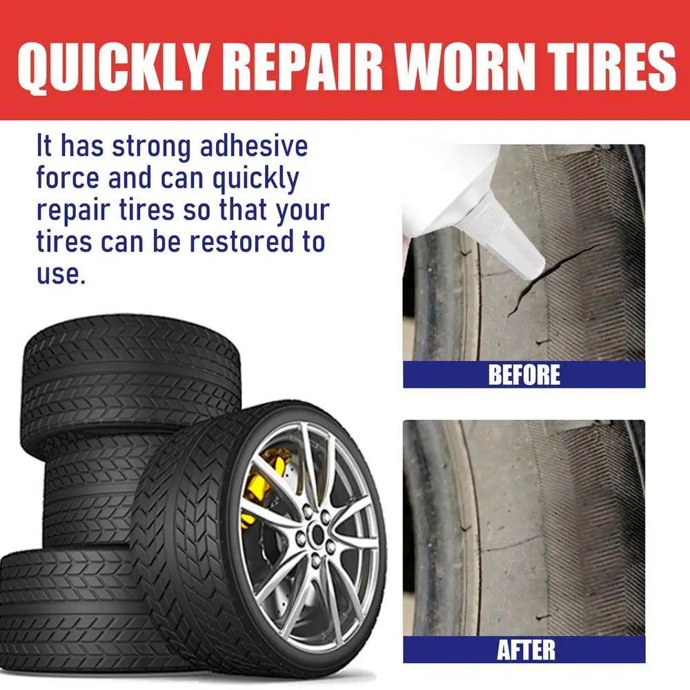 1Pcs Instant Bonding Tyre Repair Glue Non-corrosive Adhesive Motorbike Inner Tube Repair Tire Repair Liquid Car Accessories