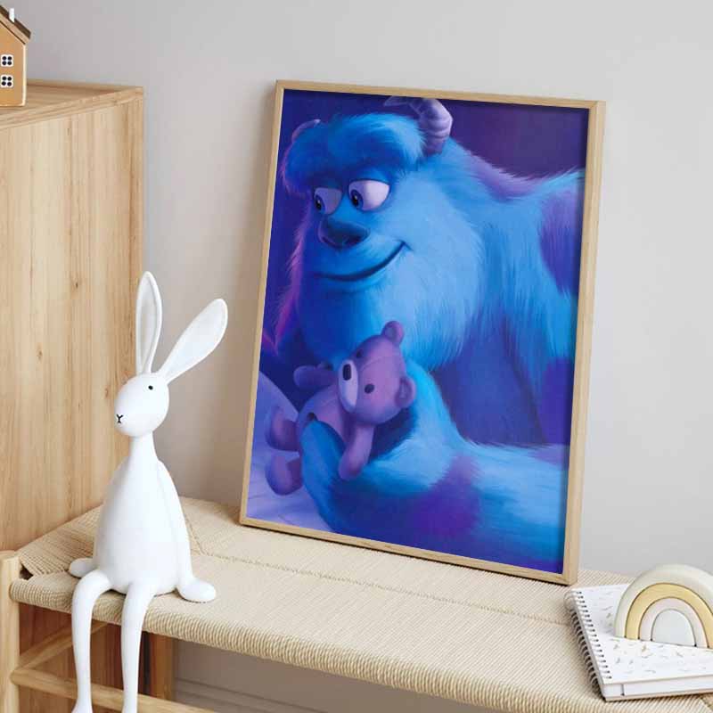 Disney Diamond Painting Monsters Inc  Healing Artwork Cartoon Diamond Painting Full Diamond Cross Stitch DIY Gift Home Decor