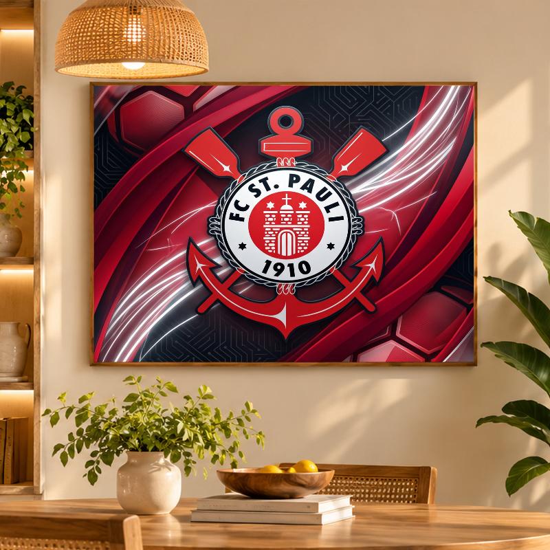 5D Diamond Painting Fulham Football DIY Full Drill Diamond Art Kit Home Decoration