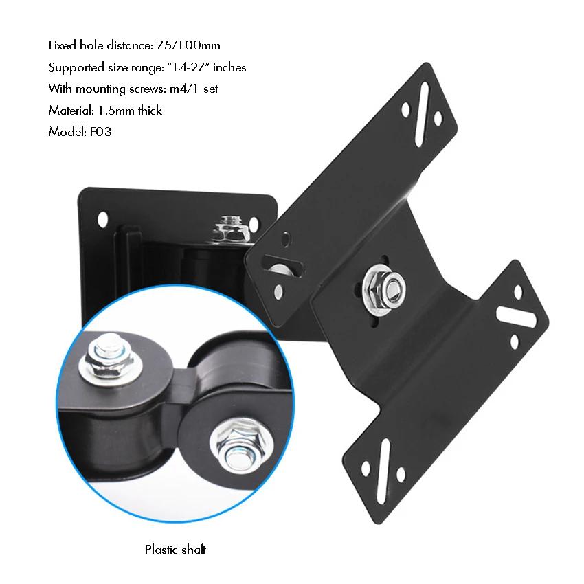 Universal Rotated TV Wall Mount Swivel TV Bracket Stand for 14 ~ 27 Inch LCD LED Flat Panel Plasma TV Holder