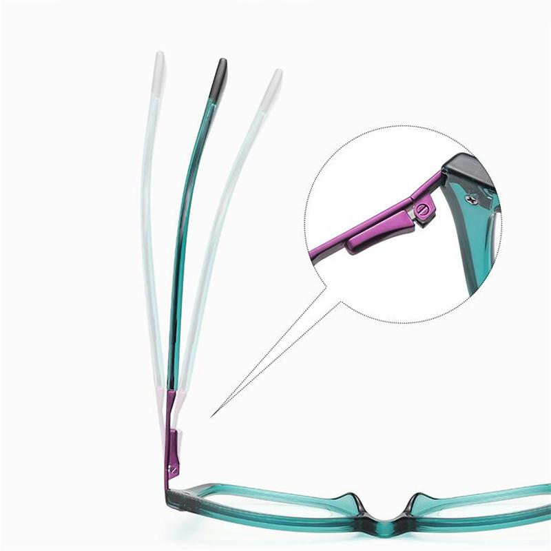 Pin Frame Blue Light Blocking Prescription Glasses For The Nearsighted  Women Cat Eye Short-Sight Eyewear 0 -0.5 -0.75 To -6