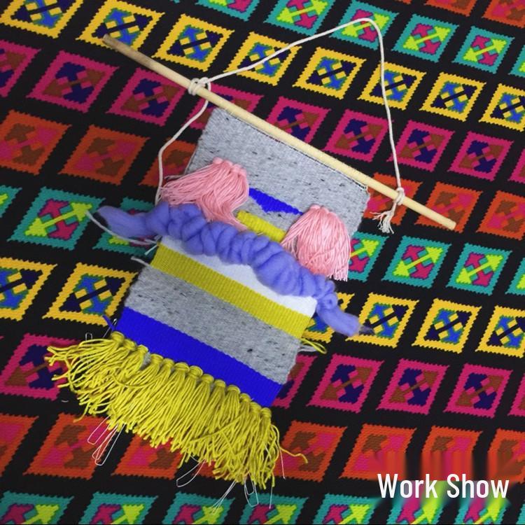 Large Wooden Multifunctional Loom: Handwoven DIY Toy for Girls and Adults