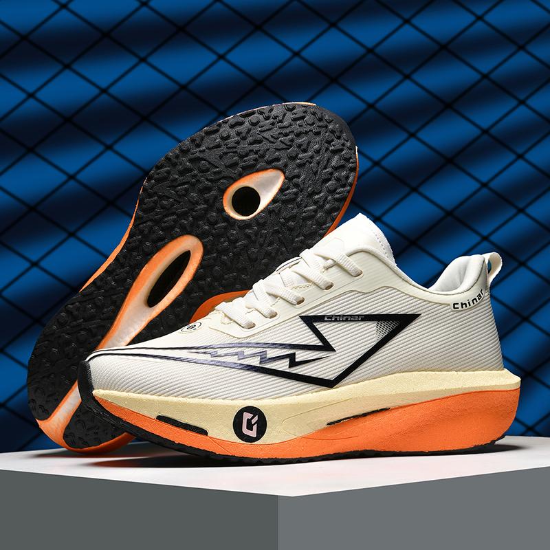Running Shoes Carbon Board Speciality Marathon Men Sports Outdoor Breathable Lightweight Women's Comfortable Athletic Nonskid Casual Sneakers