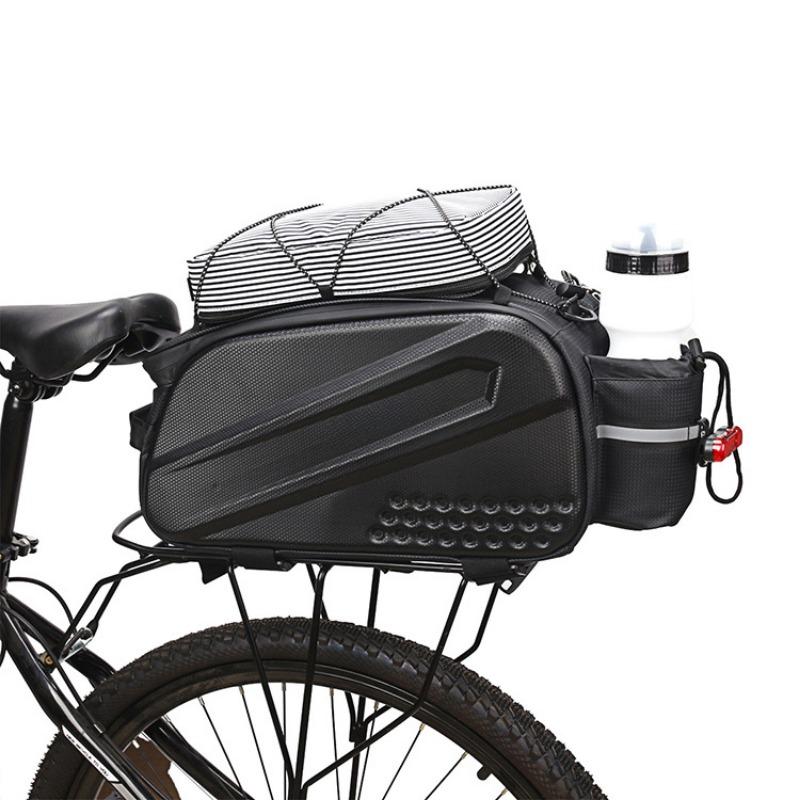 

Outdoor Bike Tail Bag Backseat Bag Waterproof Pack Hardshell Shelf Mountain Bike Riding Bag