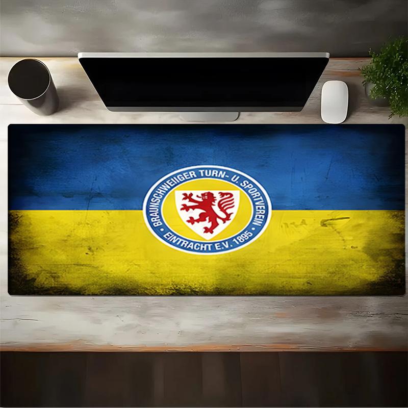 Braunschweig Fc Crest Design Mouse Pad, Gaming Mouse Pad, Keyboard Pad, Desk Decor for Computer Notebook Fan Gift Birthday Gift