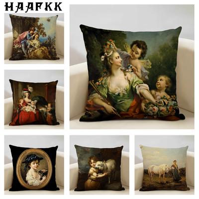 Home Decoration Cushion Cover Sofa Pillow Case New Mexico Painter Self Portrait Car Office Accessories Decor Pillowcase