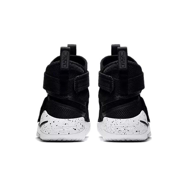 Nike Zoom Soldier 11 Slip Resistant Cushioning High top Basketball Shoes Black White Unisex AJ6985-002