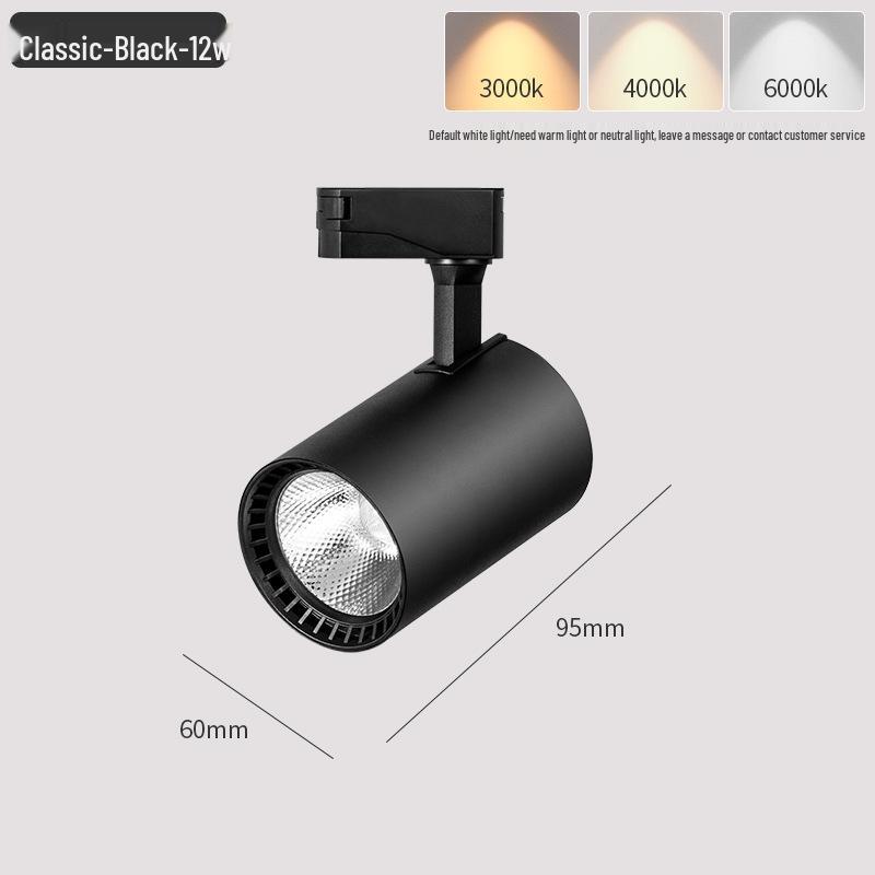 Modern GU10 LED Track Lighting for Stores and Showrooms