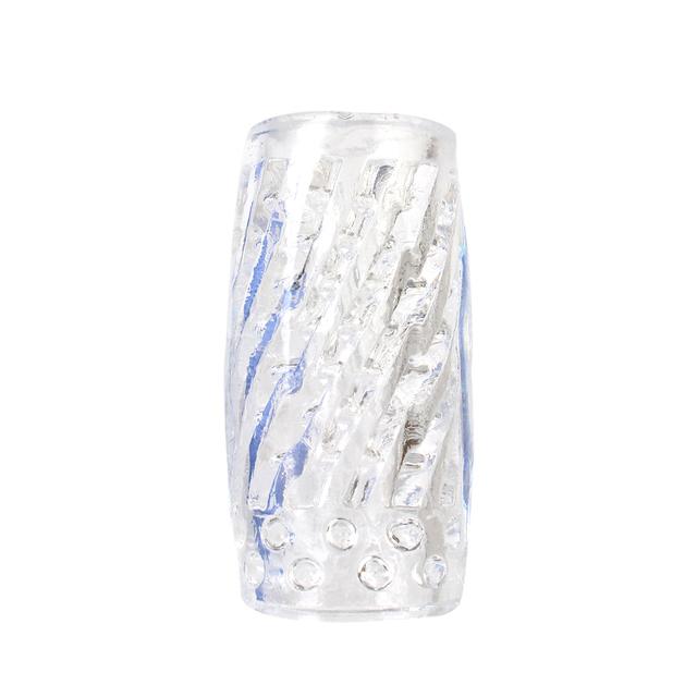 9 cm průhledná mužská masturbátor umělá kočička vaginální pro muže 18 glans sací penis pumpička hroty Sexuální hračky na cvičení erotické