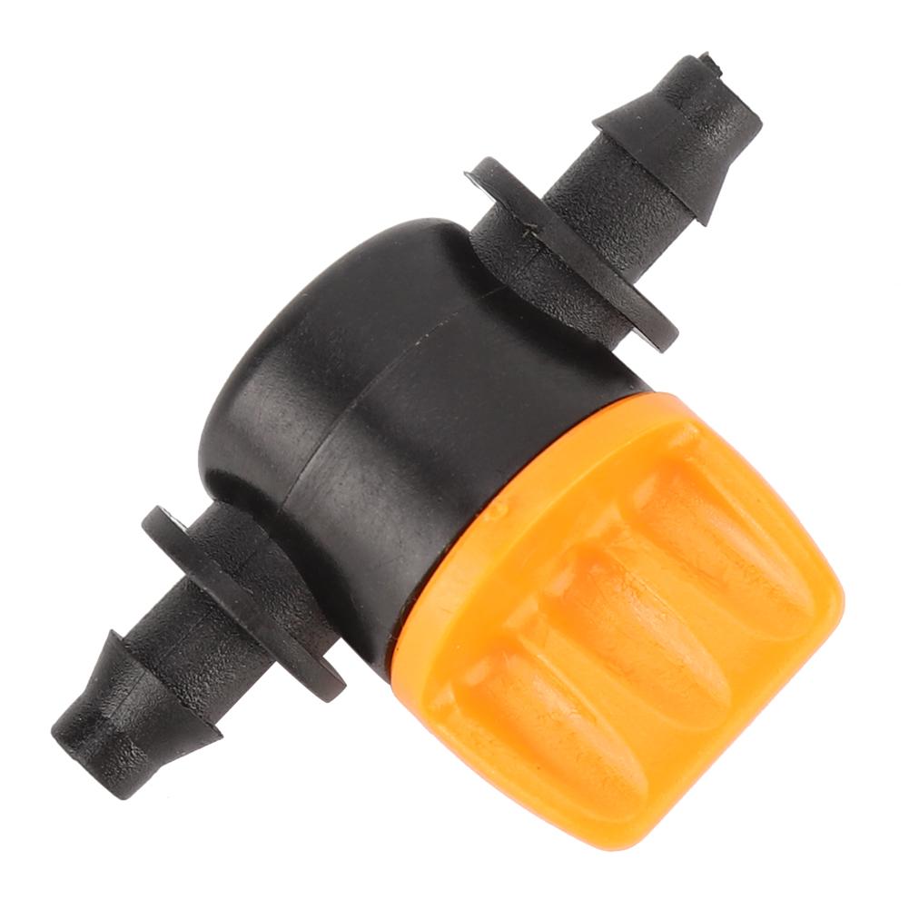 100Pcs Garden Irrigation 2 Way PVC 4/7 Waterstop Straight Connector Hose Valve Tool