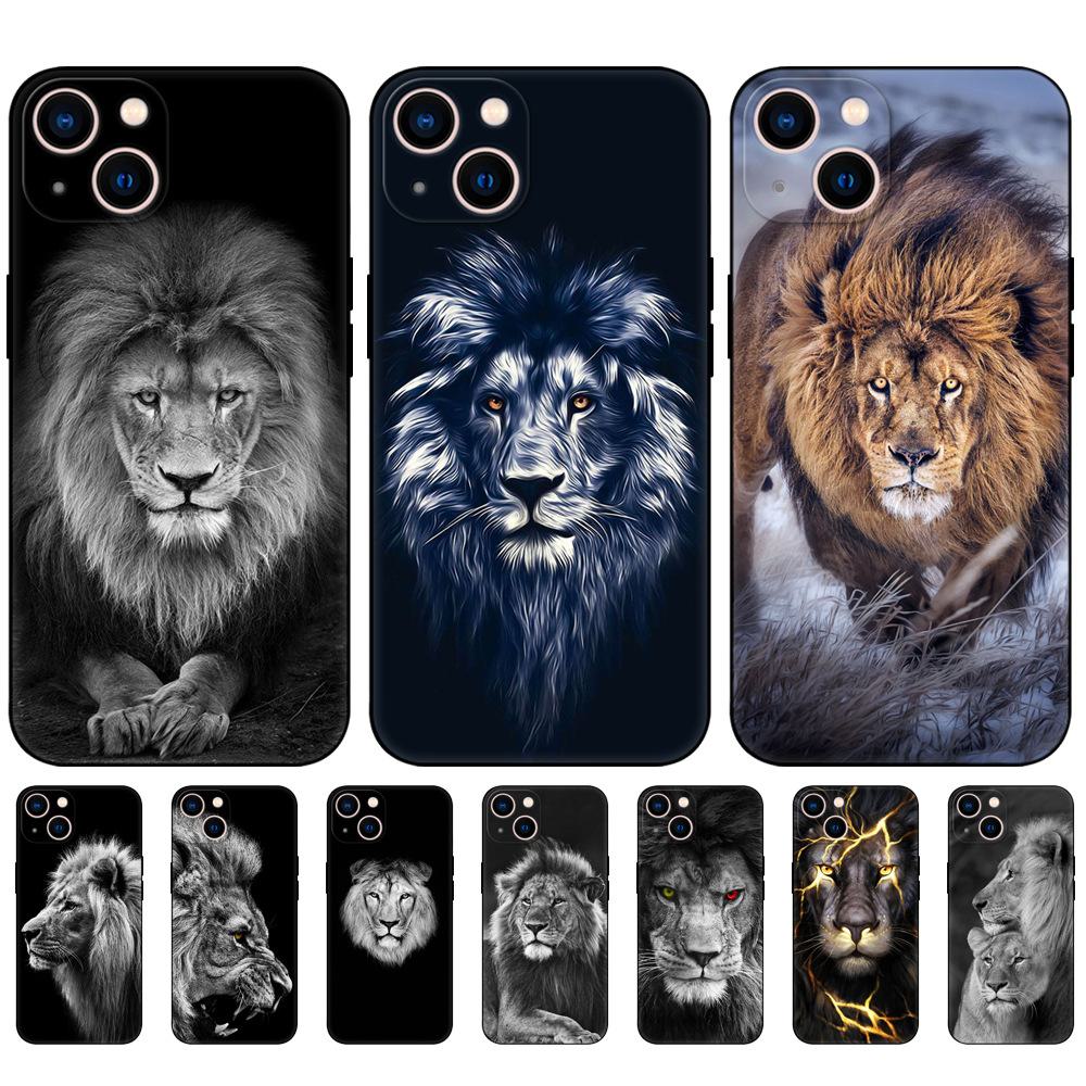 

Чехол для iPhone с изображением льва для iPhone 14/13/12/11 Pro Max/Mini iPhone 6 6S
