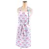 LAURA ASHLEY/COLORFUL CANDY STYLE Apron for Girls (Middle School/High School Students) with Headscarf Set, Stylish for Cooking Classes, Pretty Flaming