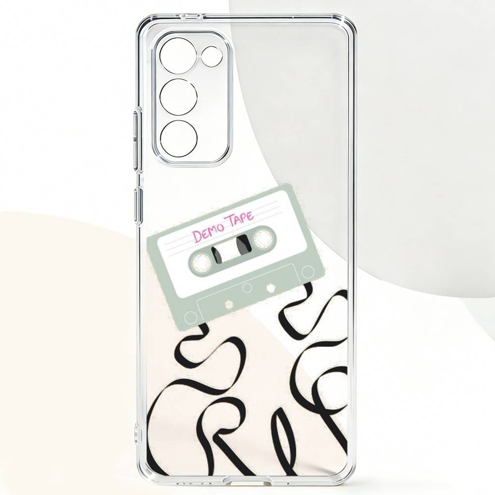 

V-Video C-Cassette T-Tape Phone Case For Samsung Galaxy A,71,70,52,51,40,31,50,50S,30S,21S,12,10,Note20ultra Transparent Cover Samsung a30 a20