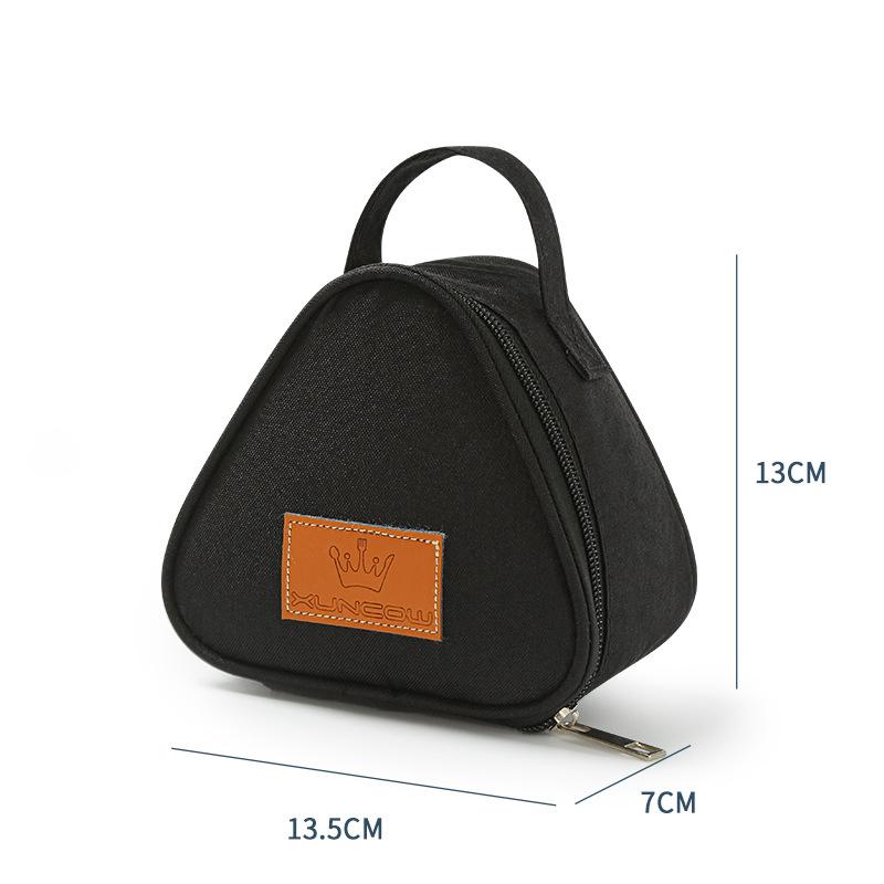Mini Triangular Insulation Bag Aluminum Foil Thermal Cooler Lunch Tote Student Rice Ball Bag Lunch Box Bento Lunch Carry Bags