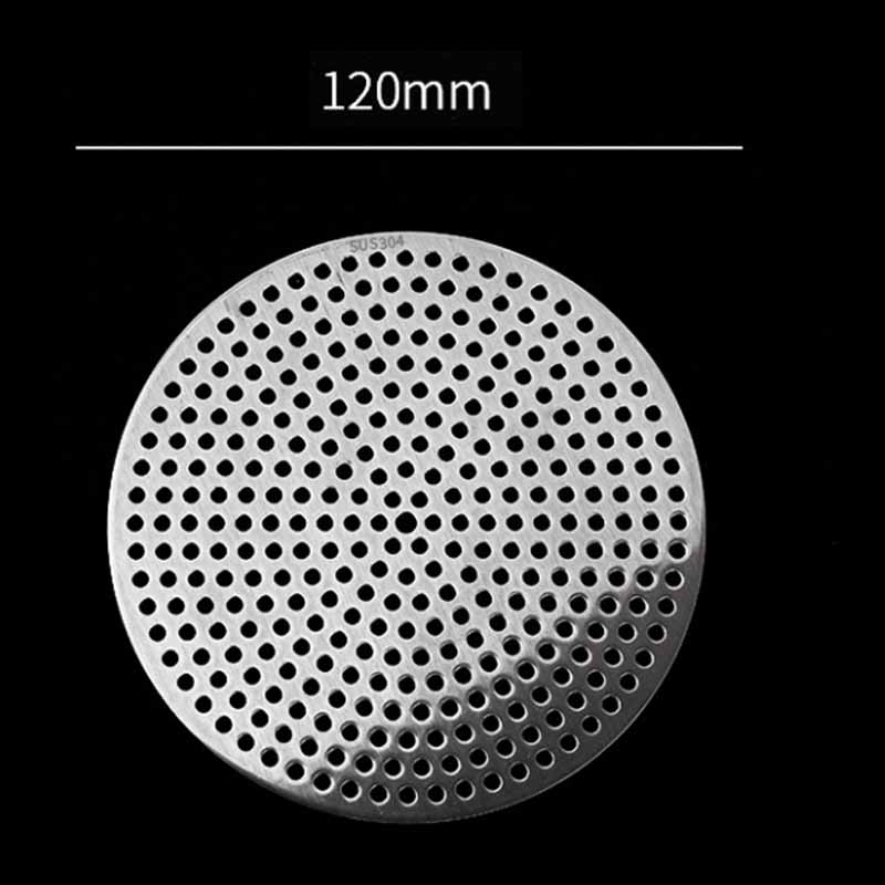 Runde Bodenablaufabdeckung 304 Edelstahl Haarfilter Fänger Stöpsel Netz für Badezimmer Küche WC Geruchshemmende Bodenablaufabdeckung