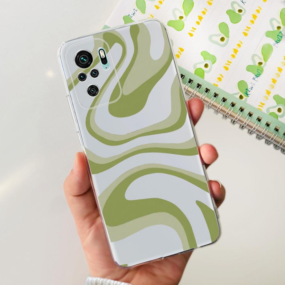 For Xiaomi Redmi Note 10 4G Case Redmi Note 10S Luxury Painted Cover Cases For Xiaomi Redmi Note 10 Pro Max Note10 S Soft Fundas