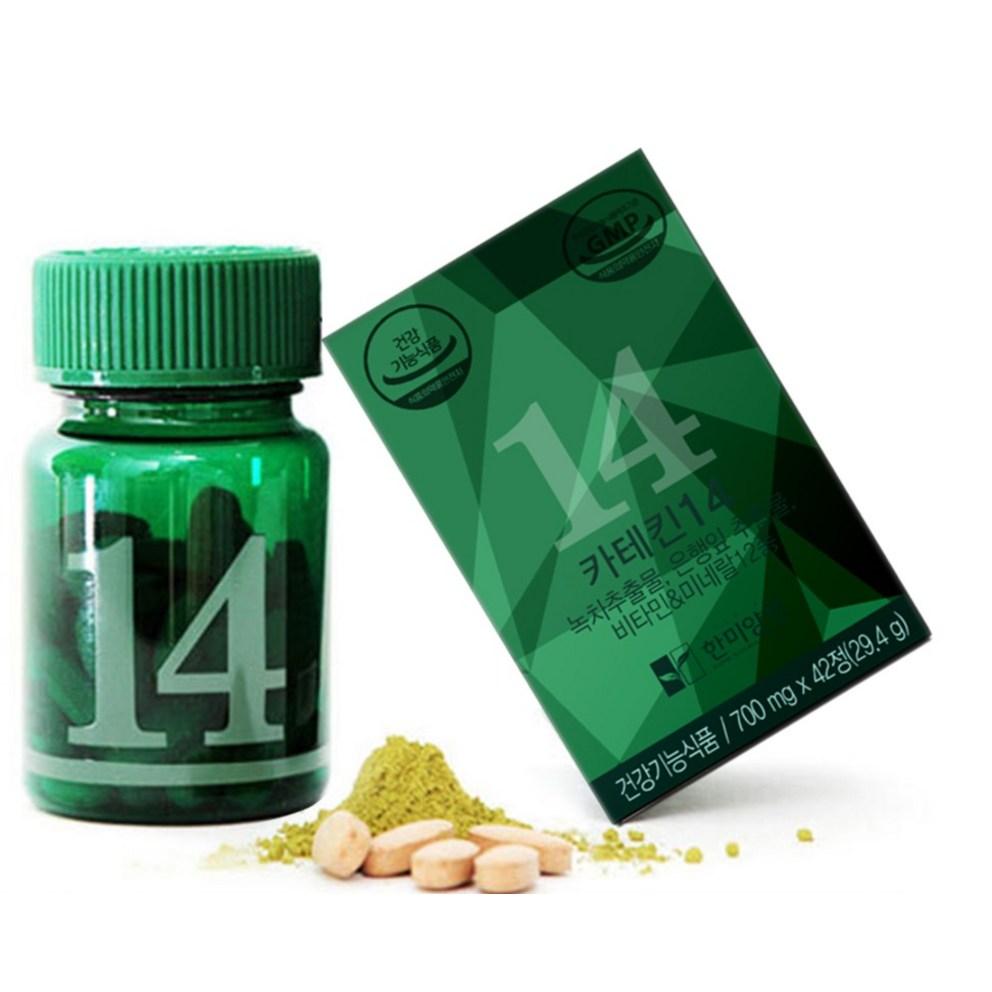 Hanmi Catechin 14, 42 Tabletten, Einzelpackung - Starkes Antioxidans & Stoffwechsel-Booster