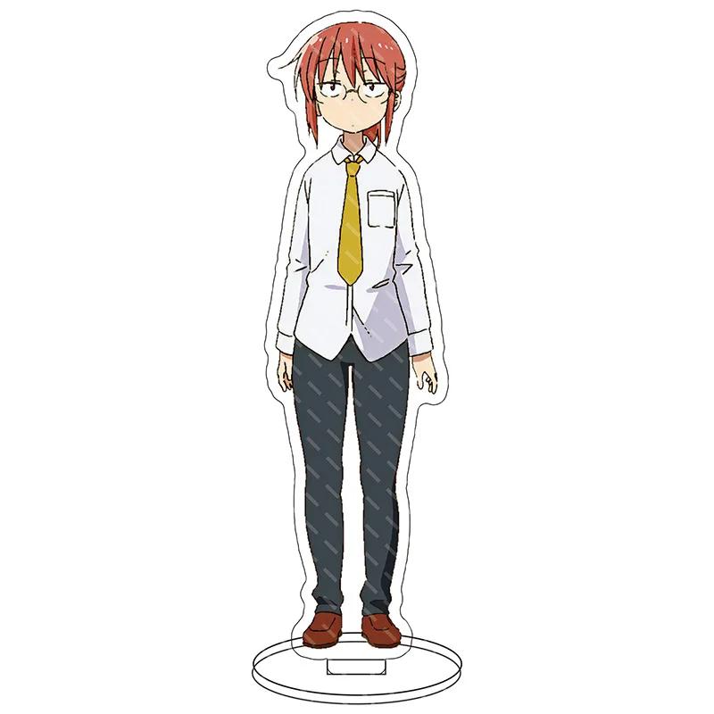 New Anime Acrylic Stand Model Kanna Kamui Tohru Action Figure Plate Holder Toys Gift