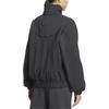 adidas Serie Casual Felpa Pullover Comoda con Collo Alto e Mezza Zip da Donna Nero Carbone JM4258