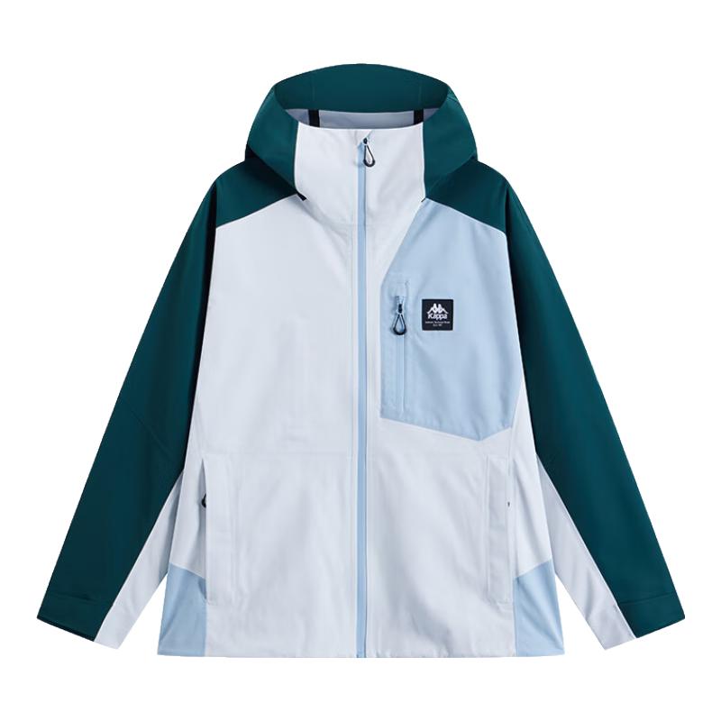 

Kappa Men s 2024 Autumn Water-Repellent Hooded Windbreaker XL