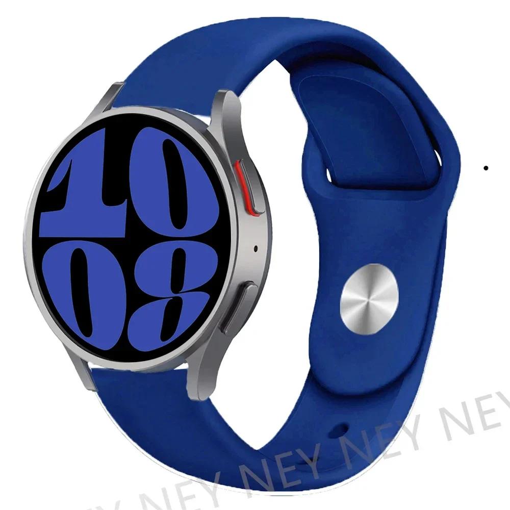 20mm 22mm strap For Samsung Galaxy watch 5 pro/6/4/Classic/Active 2/Gear S3 frontier silicone bracelet Huawei GT 2/2e/3 pro band