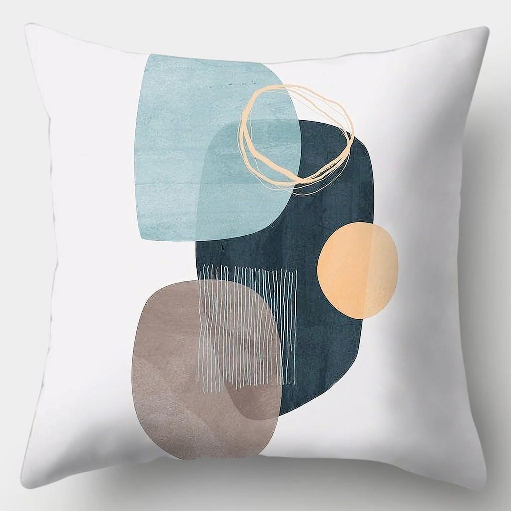 Art Drawing Style Pillowcase Square Sofa Pillowcase Abstract Main Image Cushion Cover