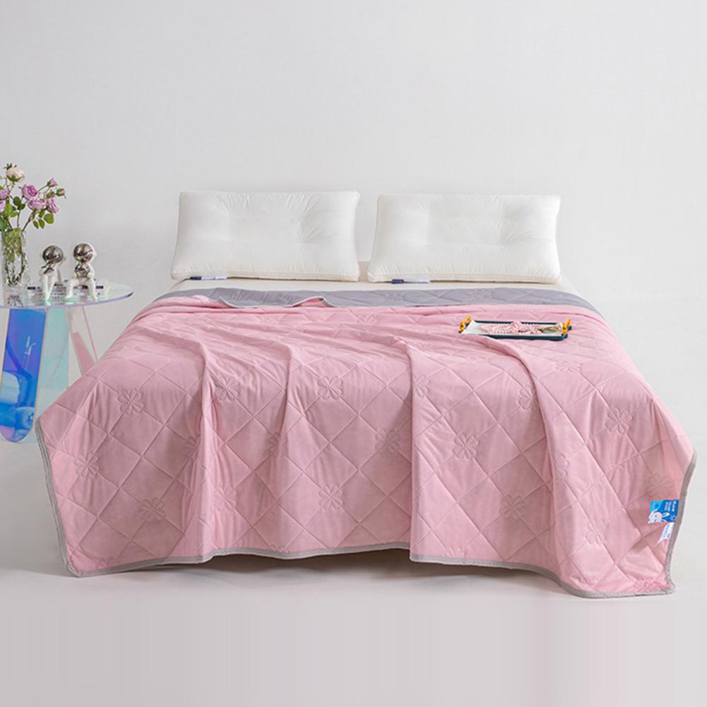 Premium Ice Silk Cooling Blanket Lightweight Summer Throw For Adult Kid Baby