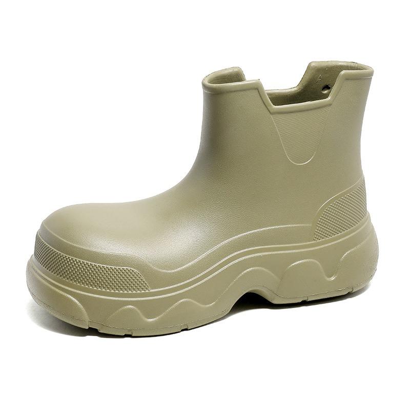 Spring and autumn new low rain boots women's leisure simple rainy day work non-slip wear-resistant waterproof comfortable rain shoes