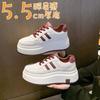 Thick-soled four-season little white shoes women's 2025 new spring versatile Angola red small muffin casual board shoes